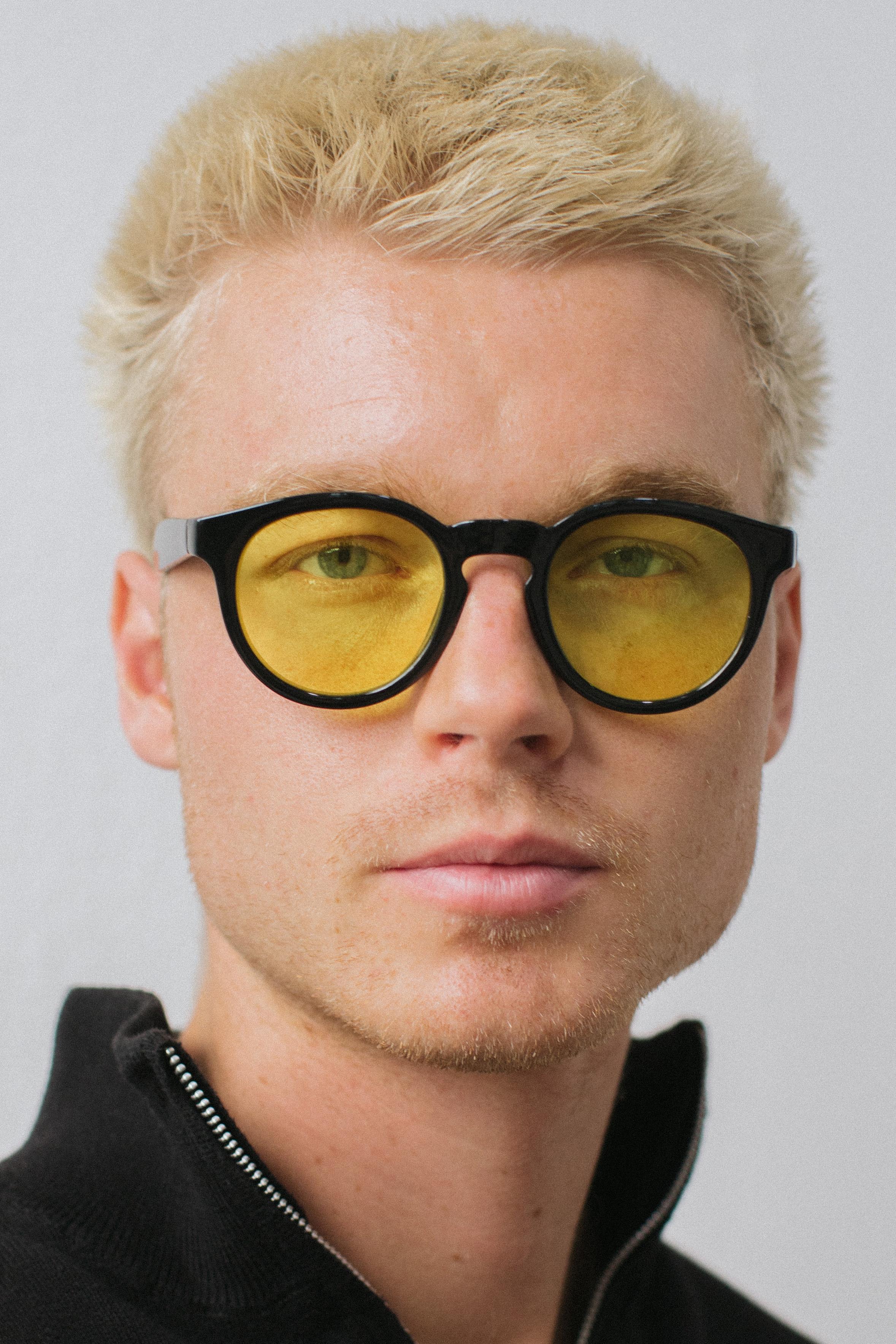 Gleen Black Yellow Erkek Güneş Gözlüğü