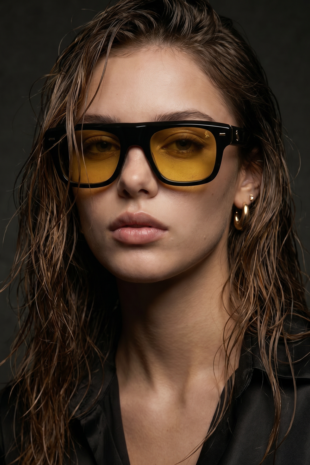 Hivon Black Yellow Güneş Gözlüğü