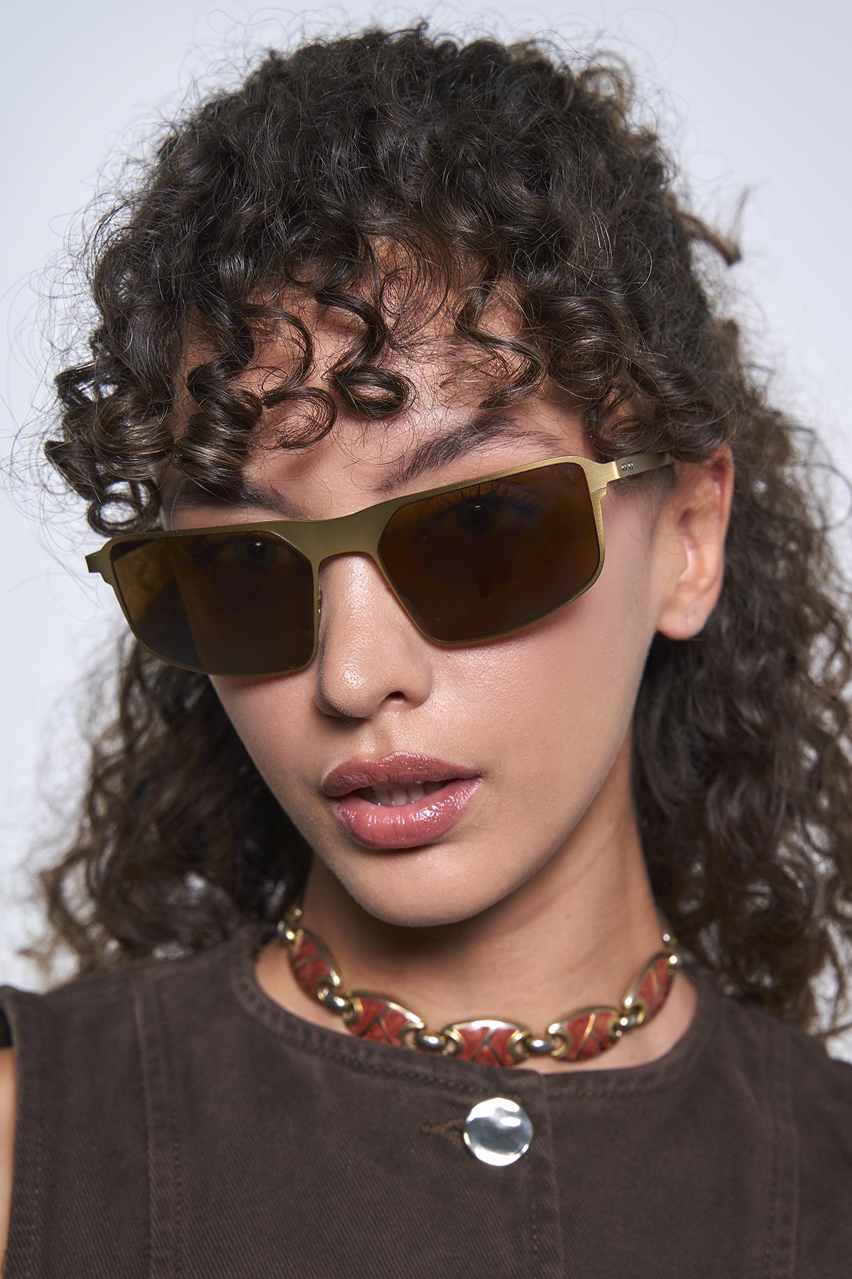 Pulse Antique Gold Brown Güneş Gözlüğü