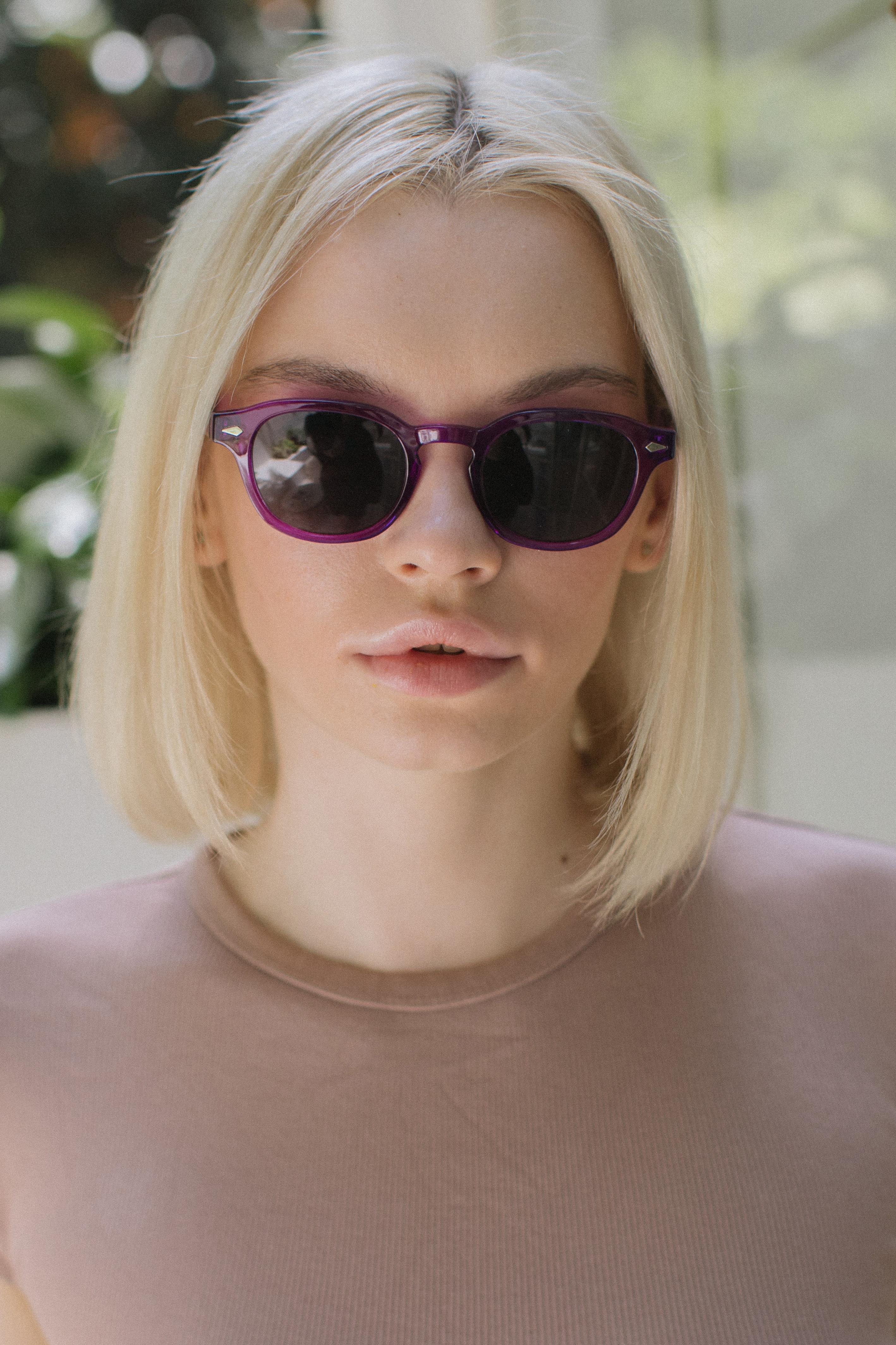 Ryan Purple Black Güneş Gözlüğü