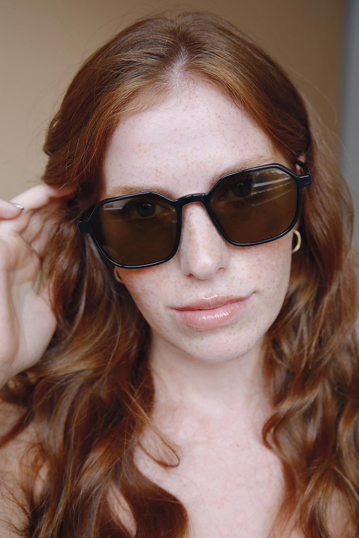 Sezar Black Brown Güneş Gözlüğü