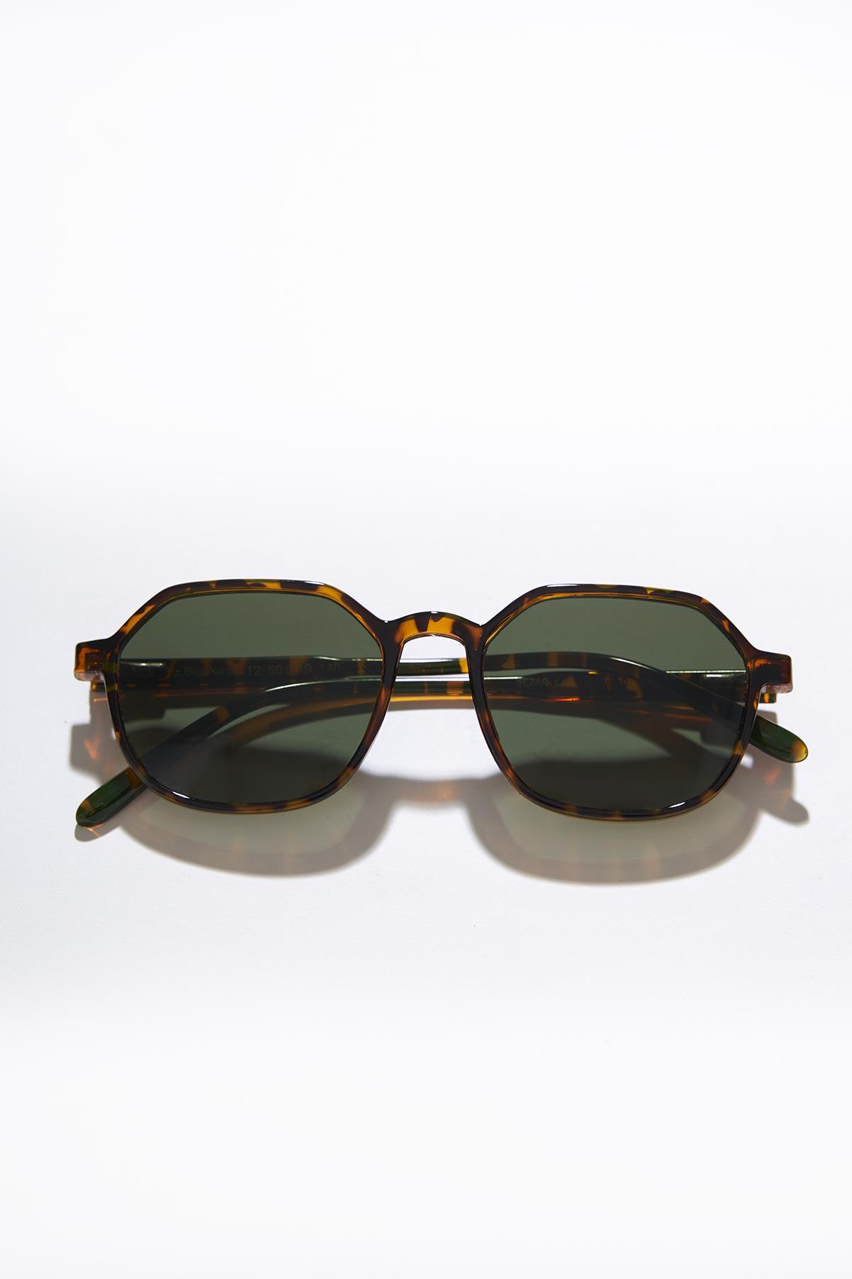Sezar Magic Leopard Green Erkek Güneş Gözlüğü
