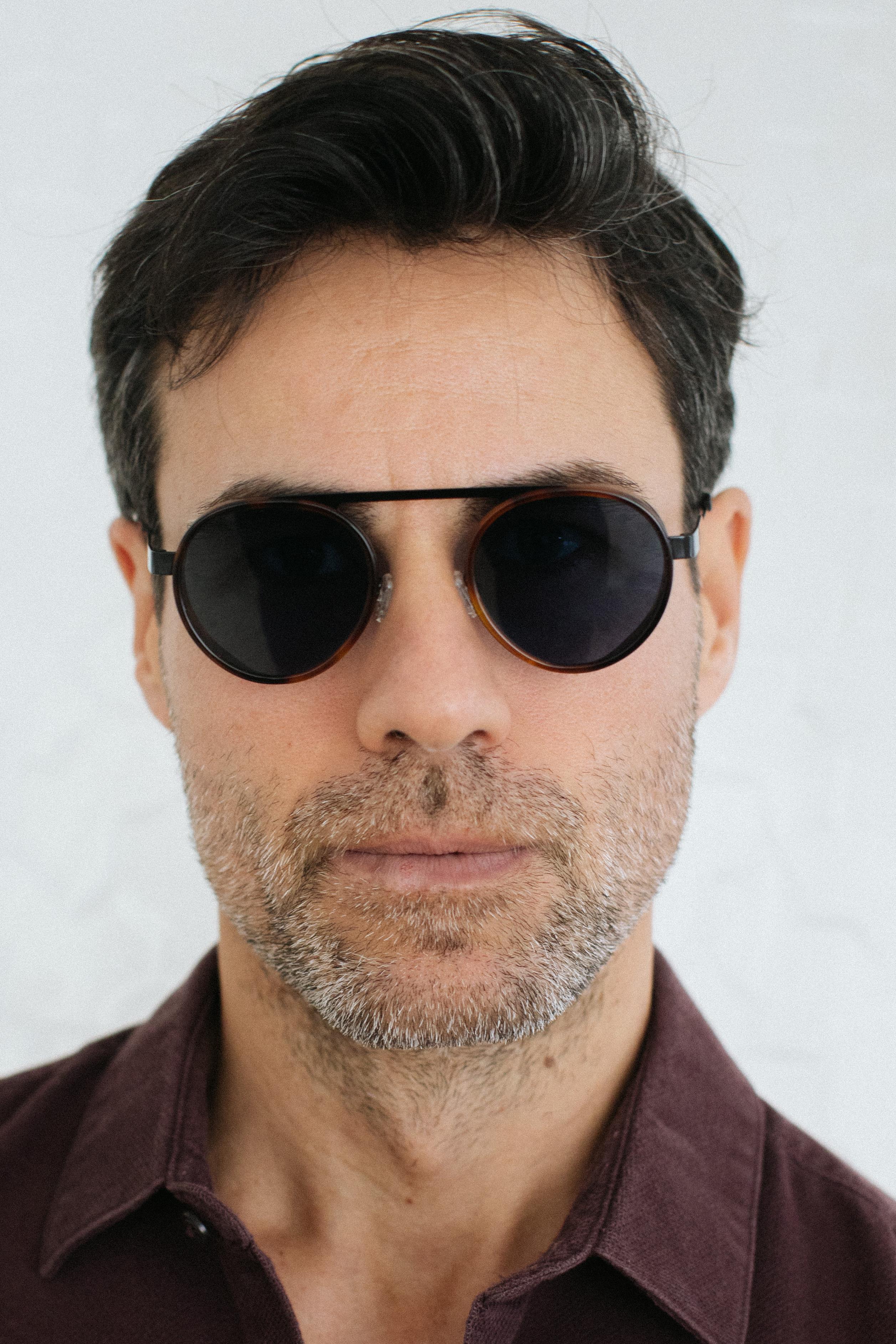 Svend Leopard Black Blue Erkek Güneş Gözlüğü