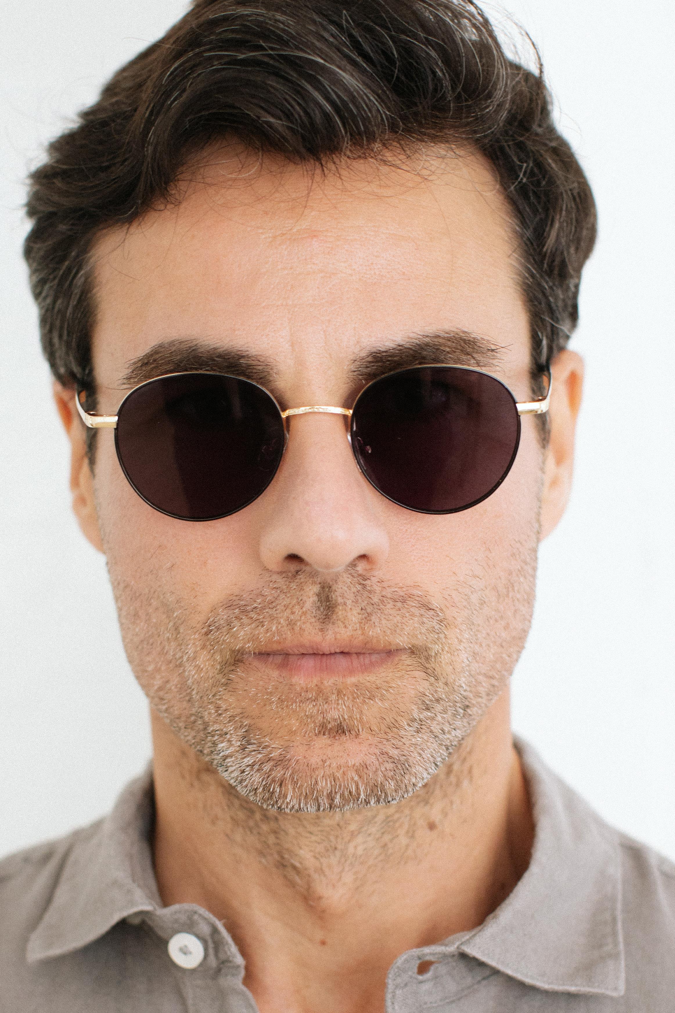 Üveyik Gold Black Erkek Güneş Gözlüğü