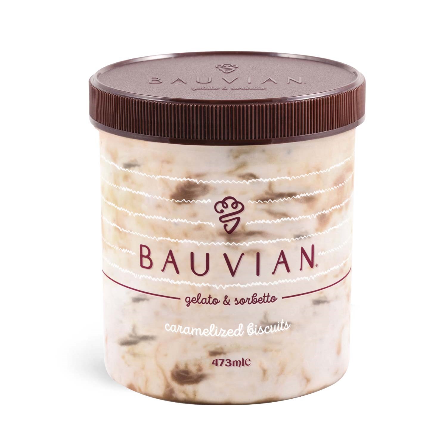 BAUVIAN KARAMELİZE BİSKÜVİLİ DONDURMA 473ML
