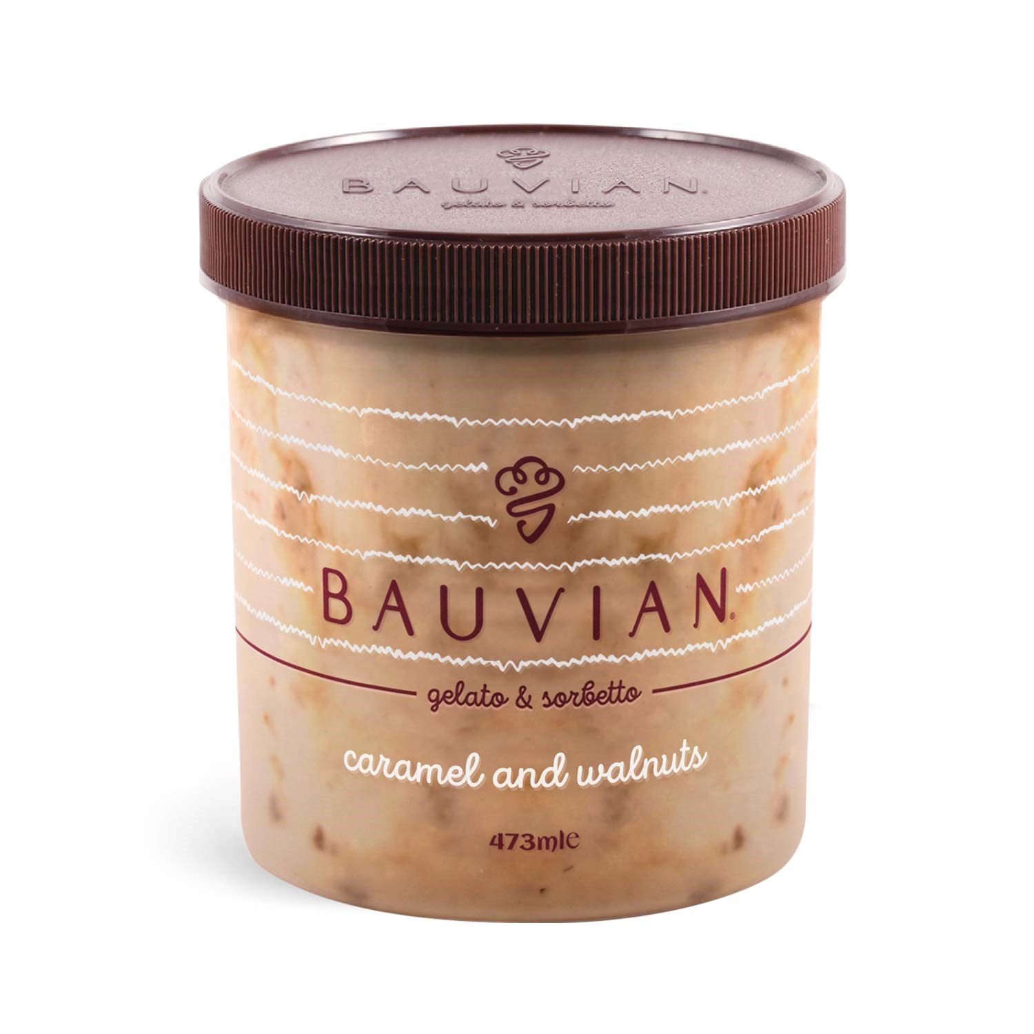 BAUVIAN KARAMELLİ CEVİZLİ DONDURMA 473ML