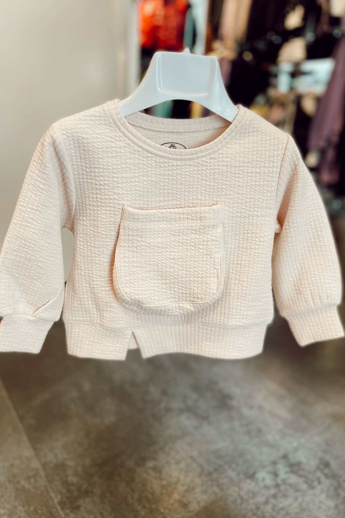 1-4 YAŞ KIZ BEBEK SWEAT 1/4 TAŞ  RENGİ