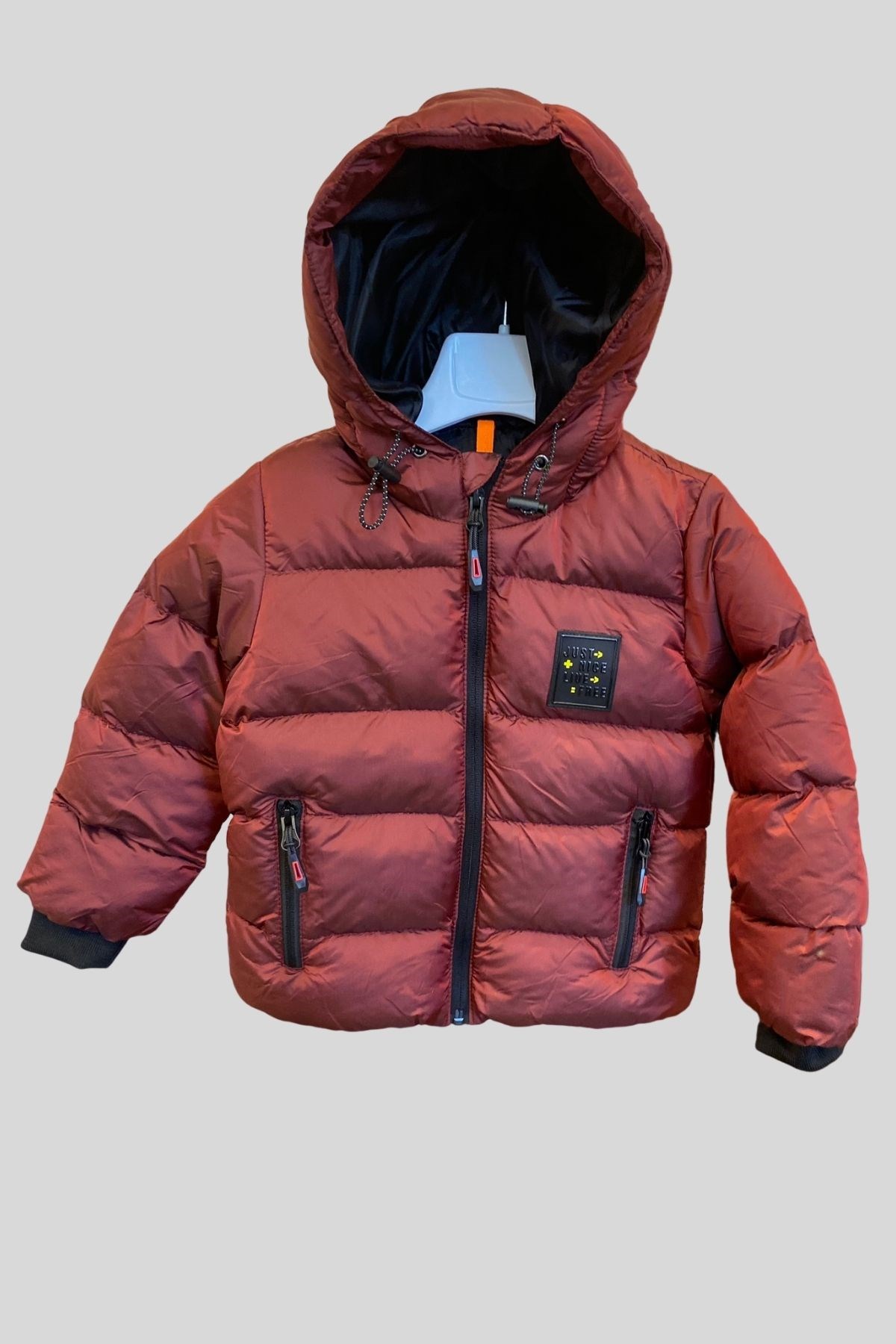 1-6 Yaş Erkek Çocuk Mont Bordo