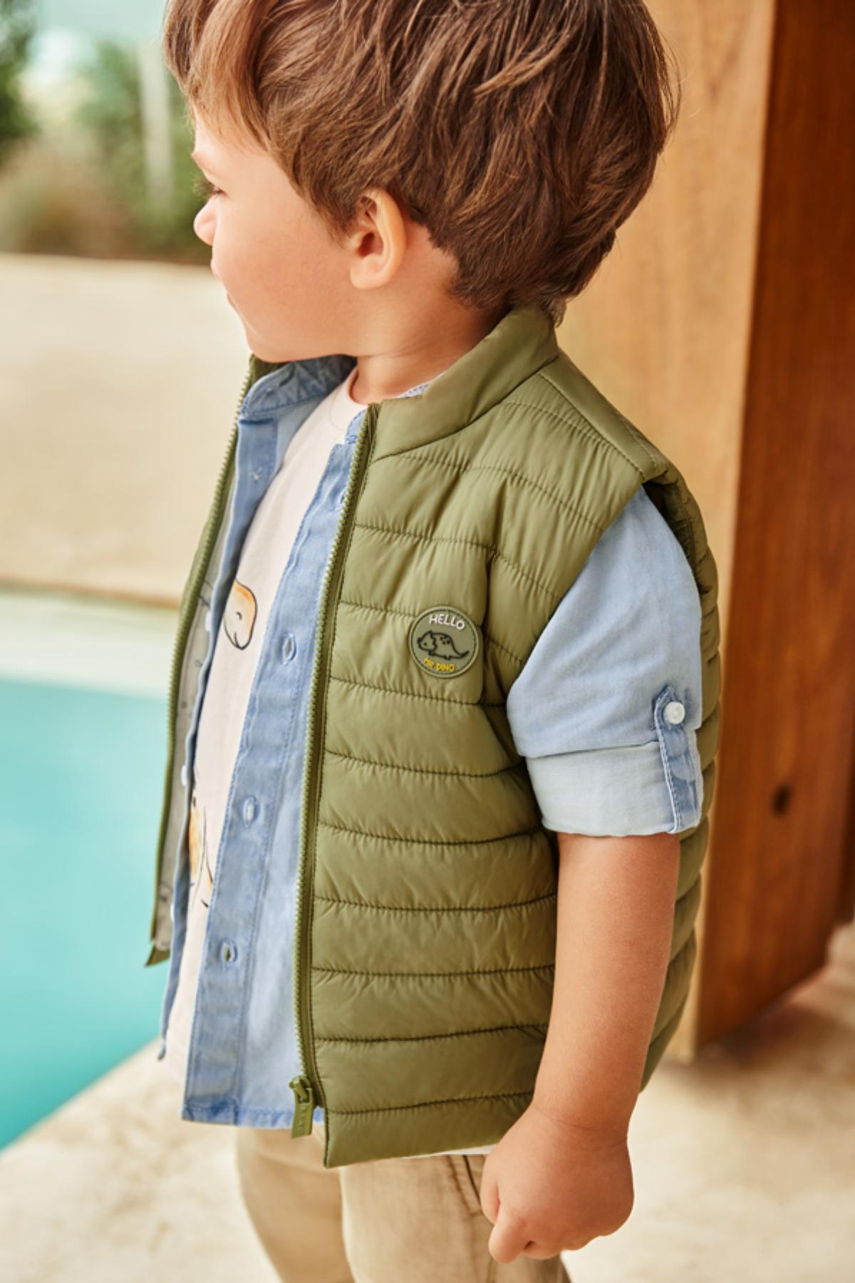 12-36 Ay Erkek Bebek Uzun Kol Denim Gömlek