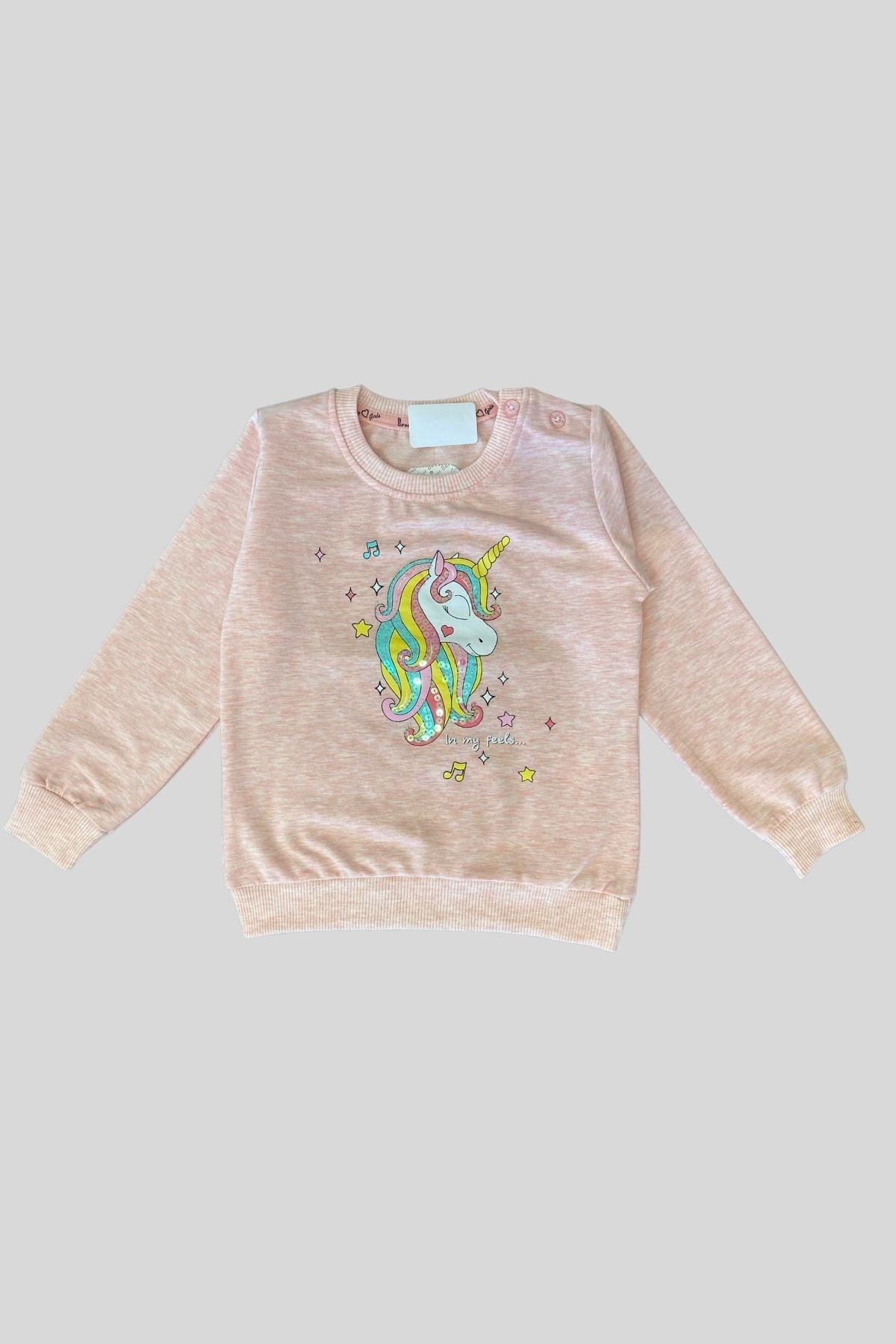2-6 Yaş Kız Çocuk Sweatshirt Pembemelanj