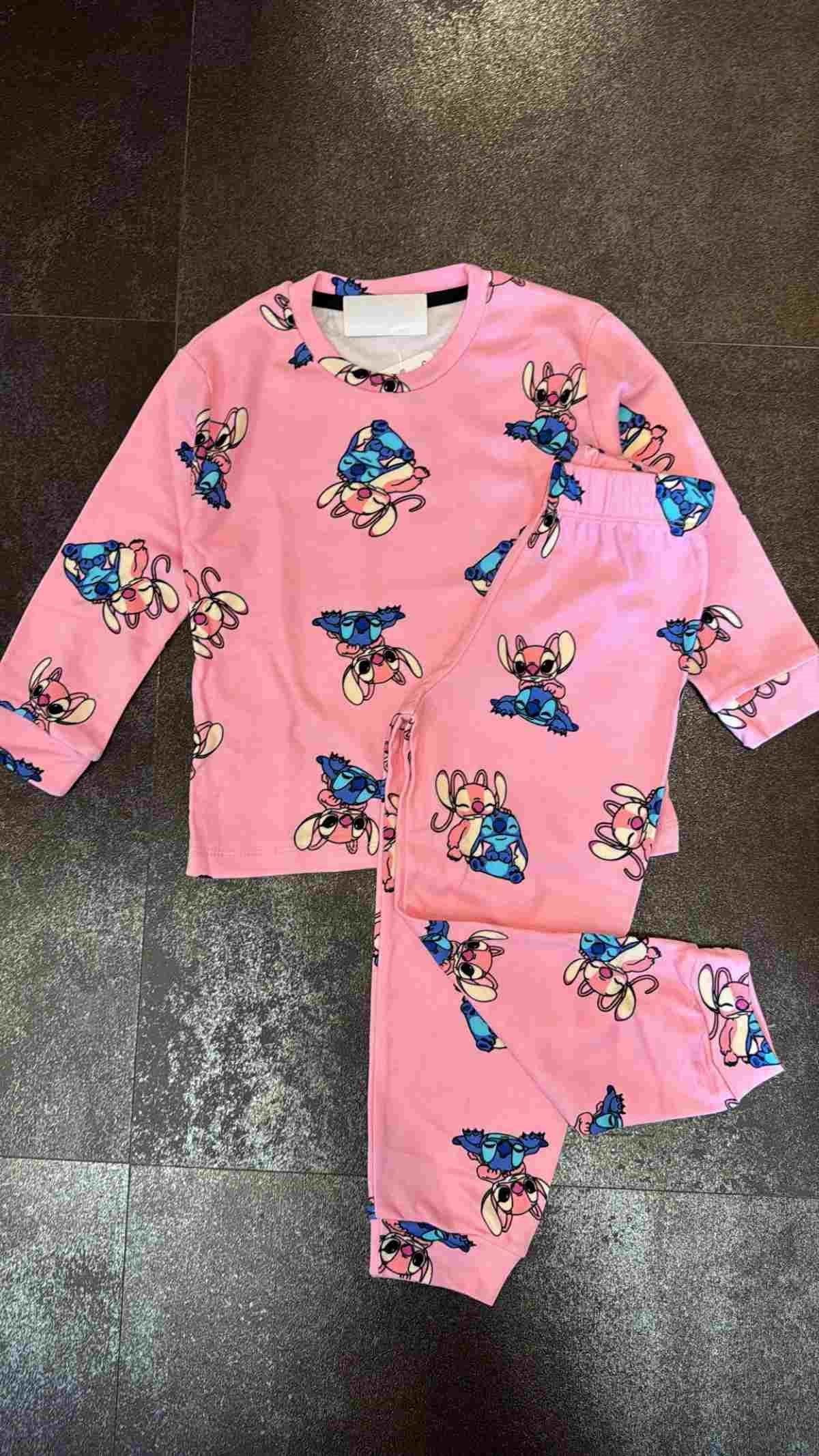 3-8 Yaş Kız Çocuk Stiç Pijama Takım