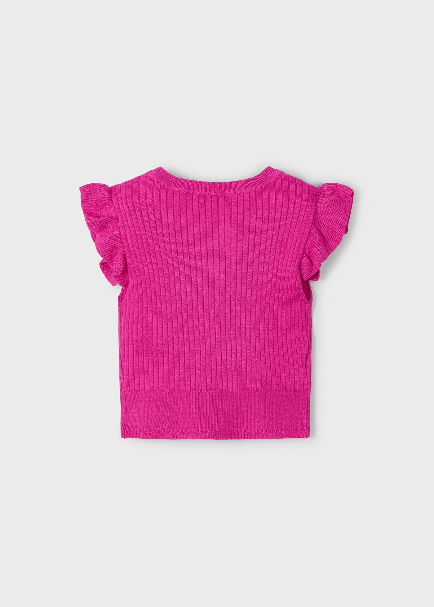 4-10 Yaş Kız Çocuk Bluz Pembe
