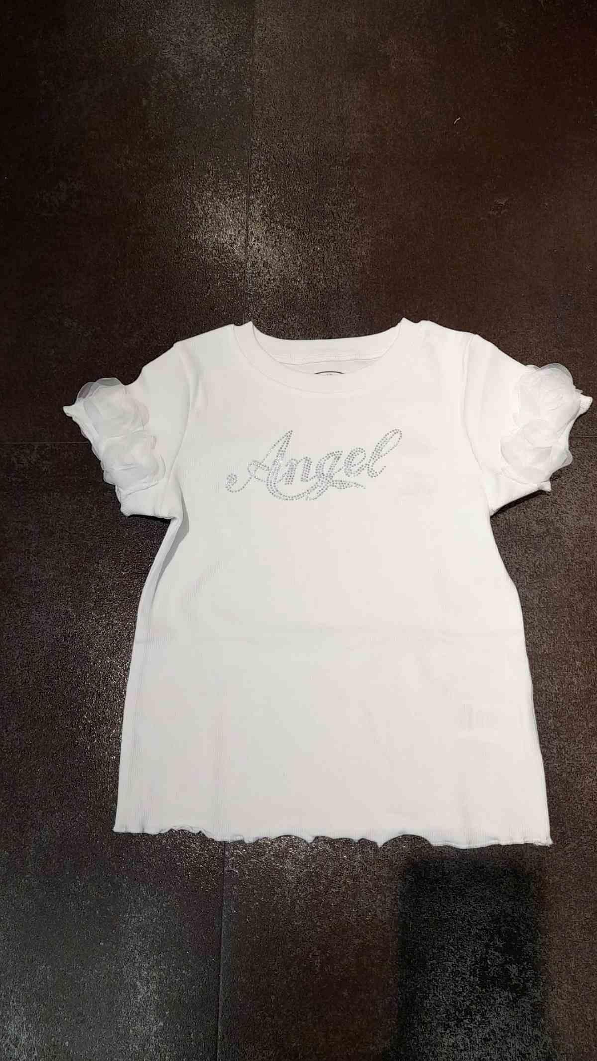 4-14 Yaş Kız Çocuk Angel Taşlı Badi