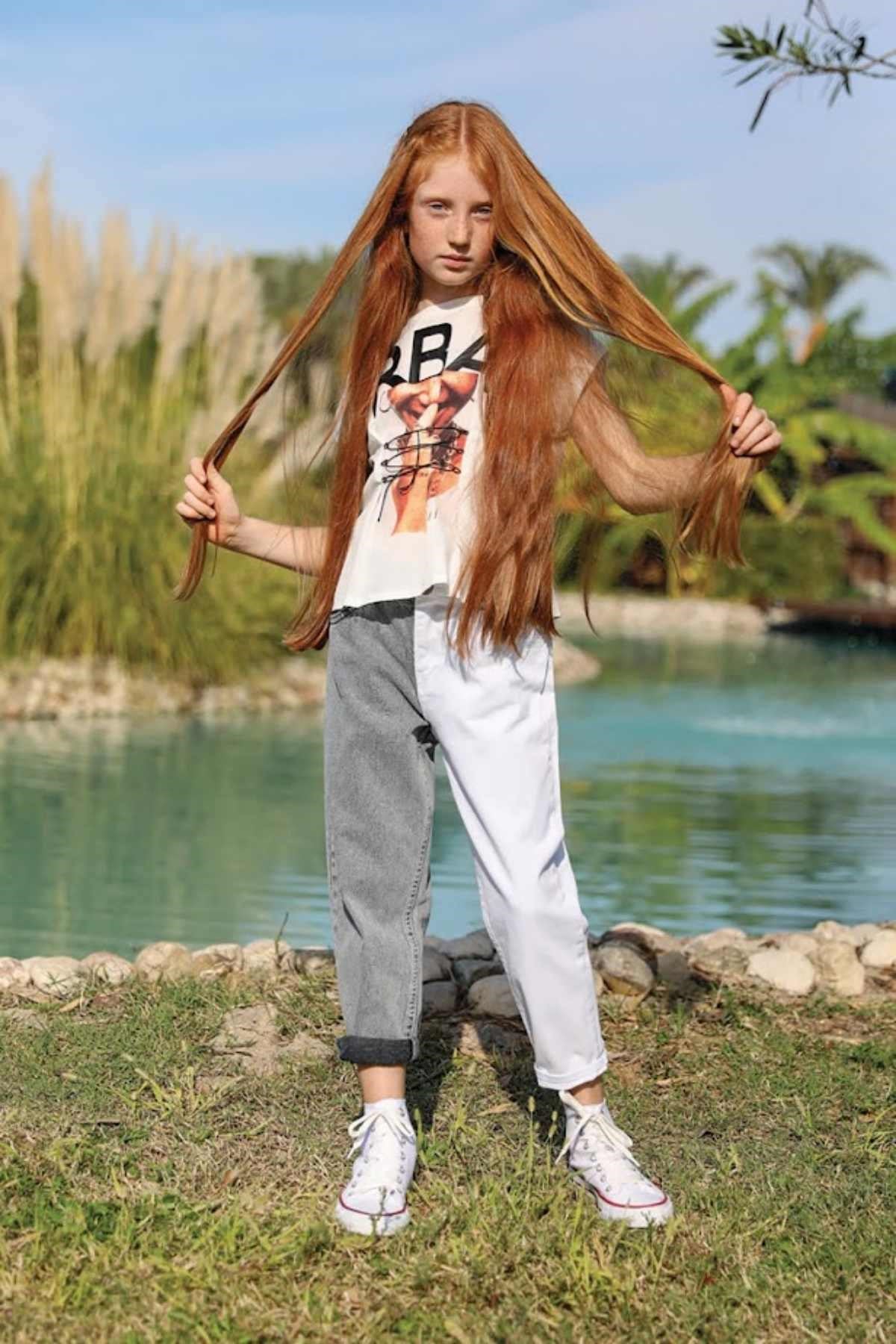 4-14 YAŞ KIZ ÇOCUK T-SHIRT ORJİNAL