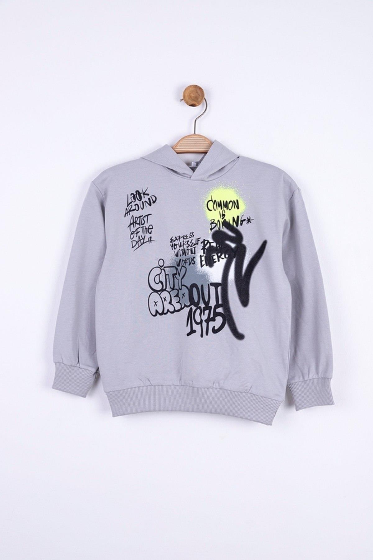 4-8 Yaş Erkek Çocuk Area Sweat
