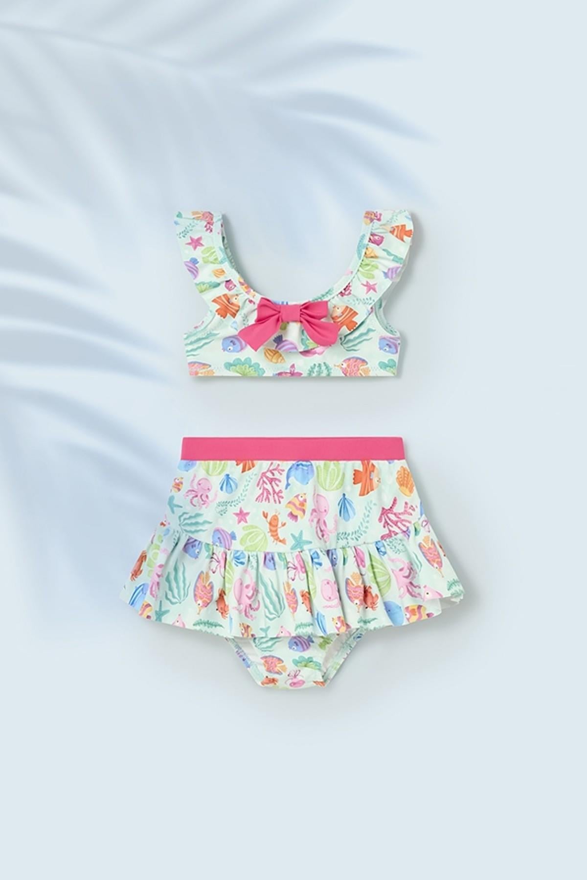6-36 Ay Kız Bebek 3'lü Bikini Set