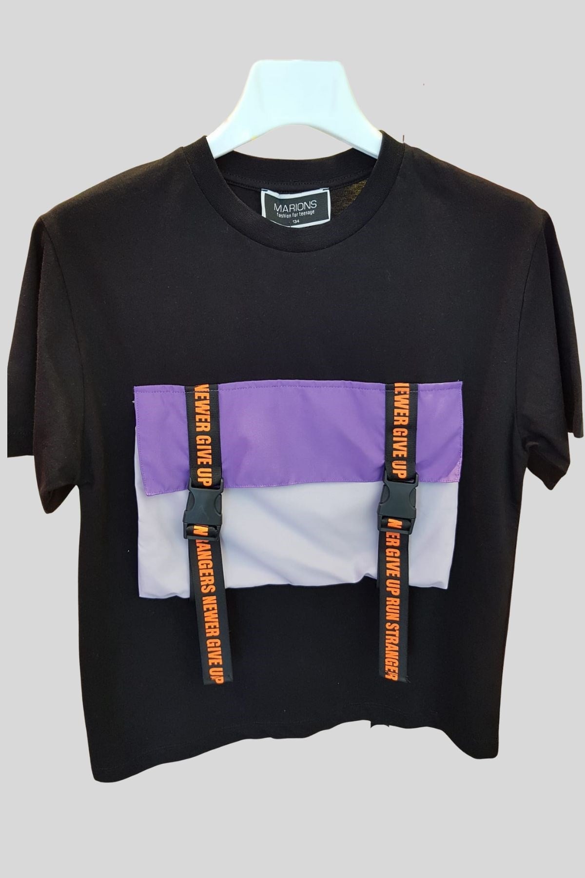 8-14 YAŞ ERKEK ÇOCUK T-SHIRT SİYAH