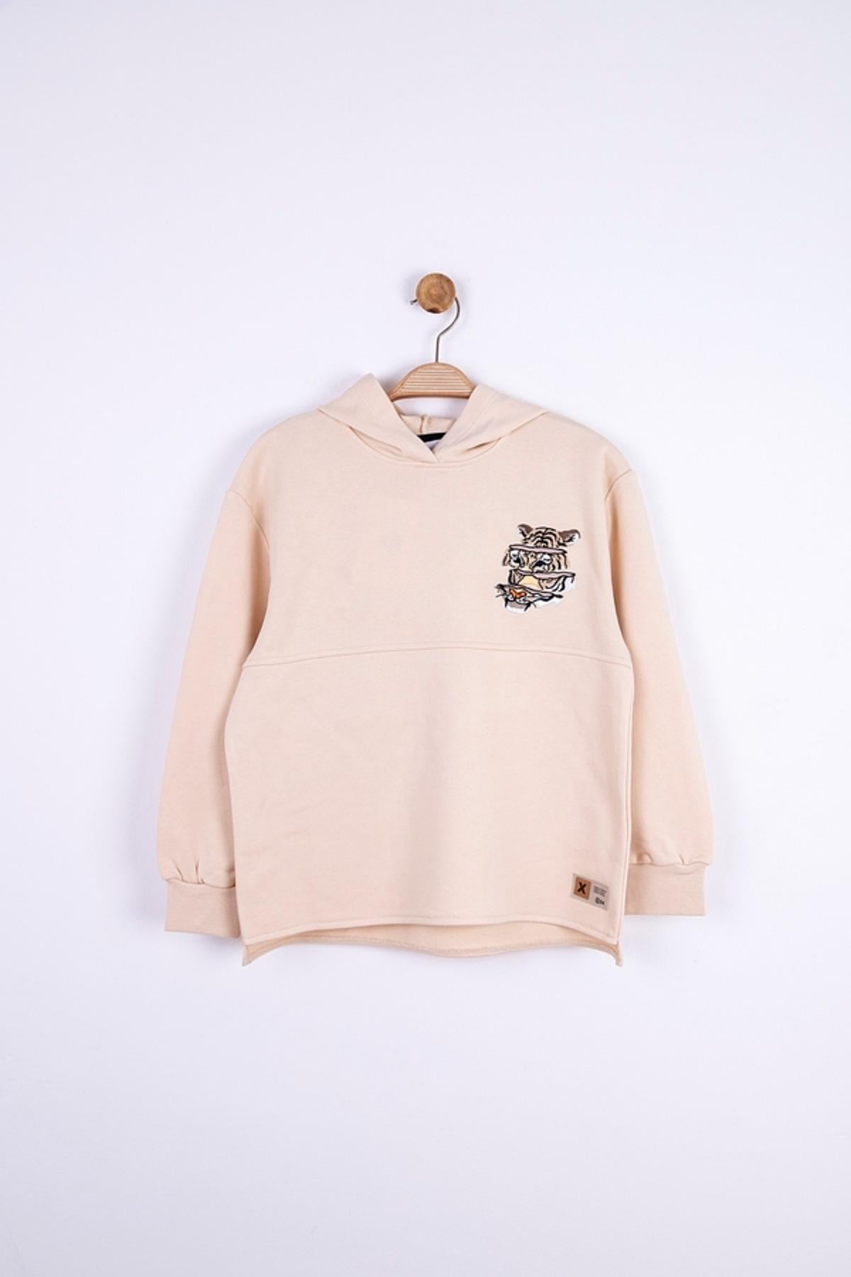 8-14 Yaş Erkek Çocuk Tiger Sweat