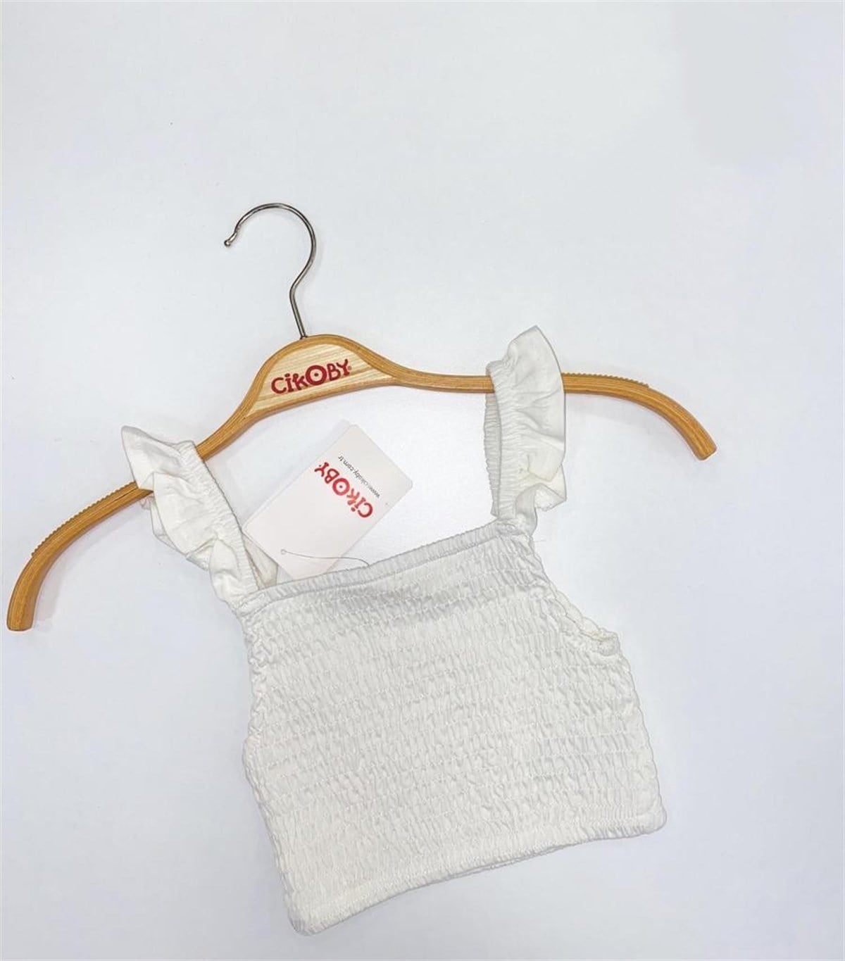 ASKILI GARSON KIZ CROP EKRU