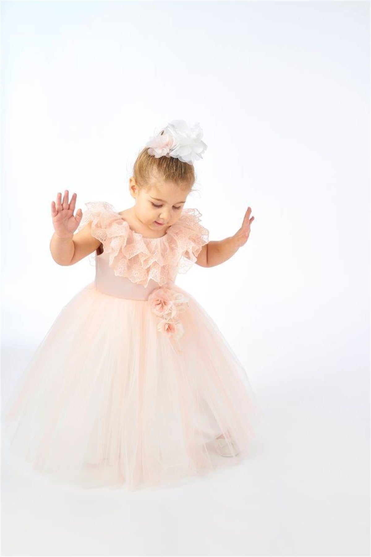 KIZ ÇOCUK ABİYE PEMBE