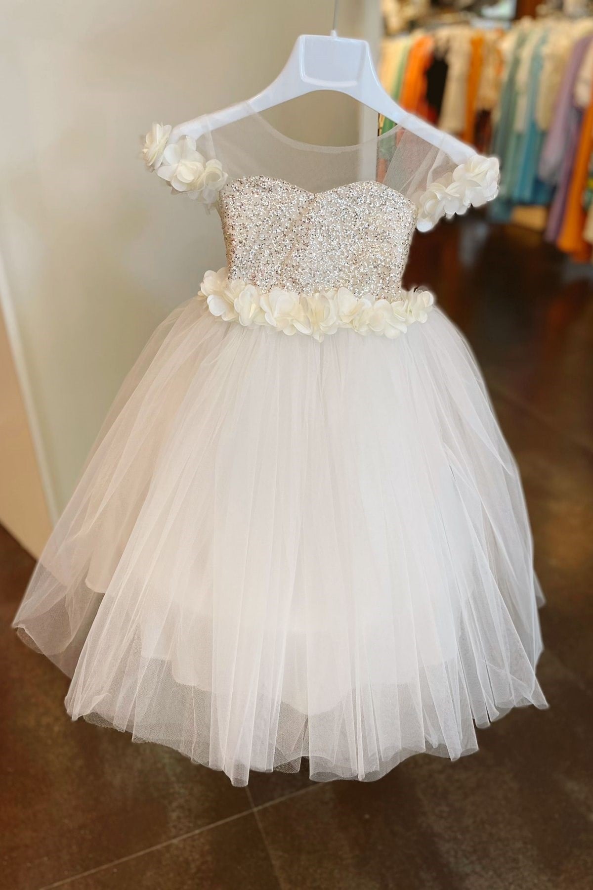 1-5 YAŞ KIZ ÇOCUK ABİYE KREM