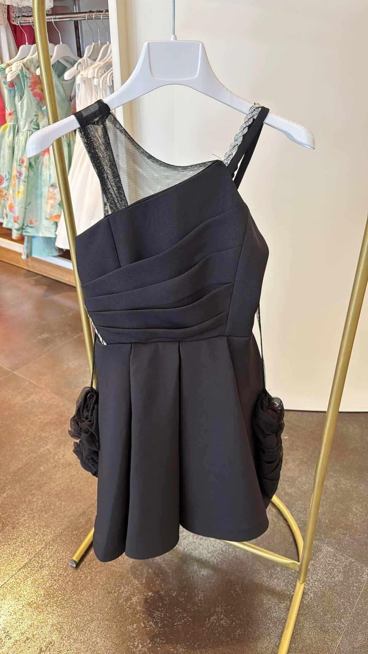 10-15 Yaş Kız Çocuk Eldivenli Abiye