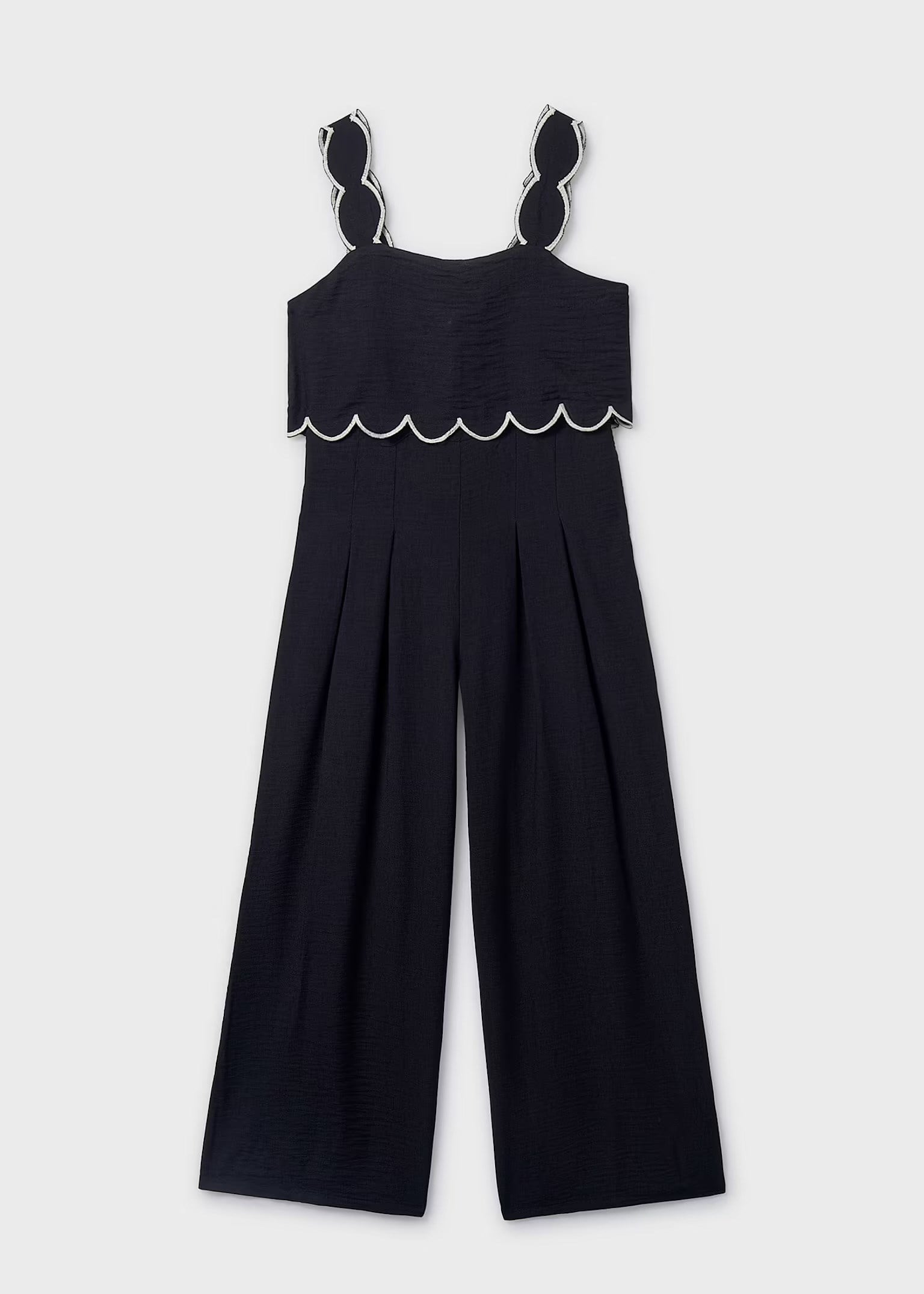 10-16 Yaş Kız Çocuk Tulum Siyah