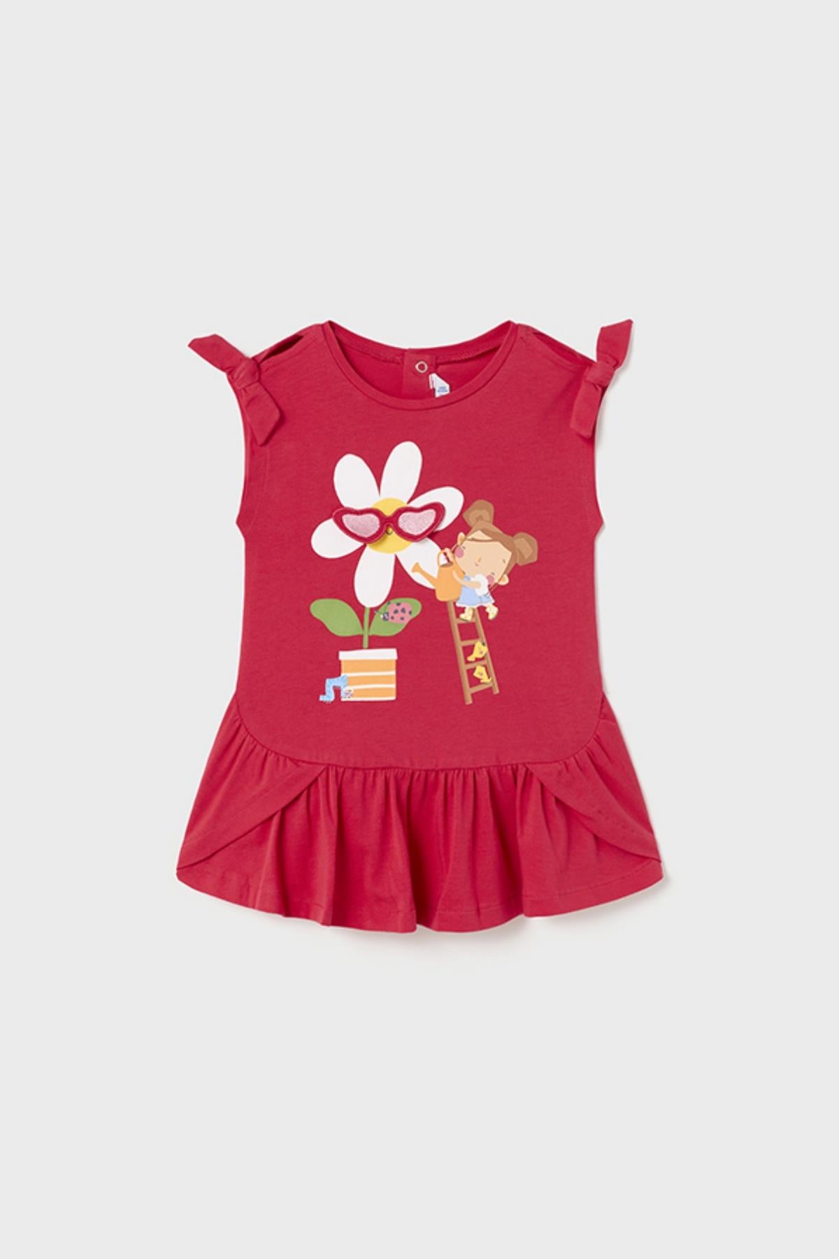 12-36 Ay Kız Bebek Desenli Elbise