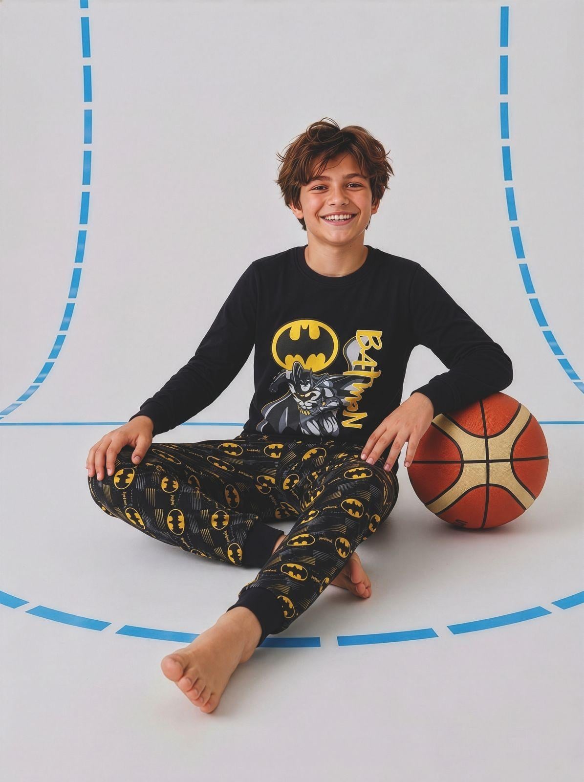 2-11 Yaş Erkek Çocuk Batman Pijama Takım