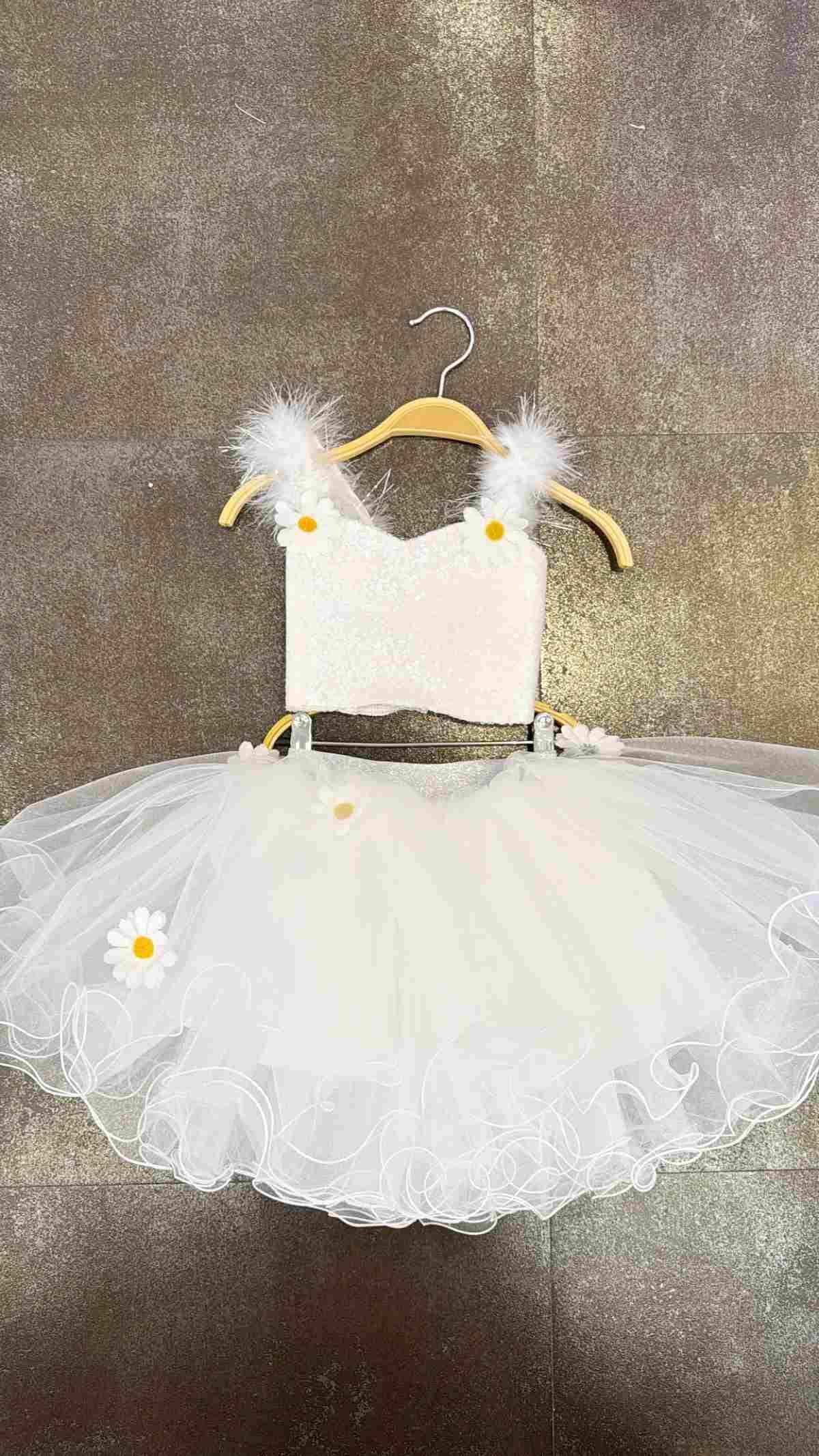 2-6 Yaş Kız Çocuk Papatya Abiye