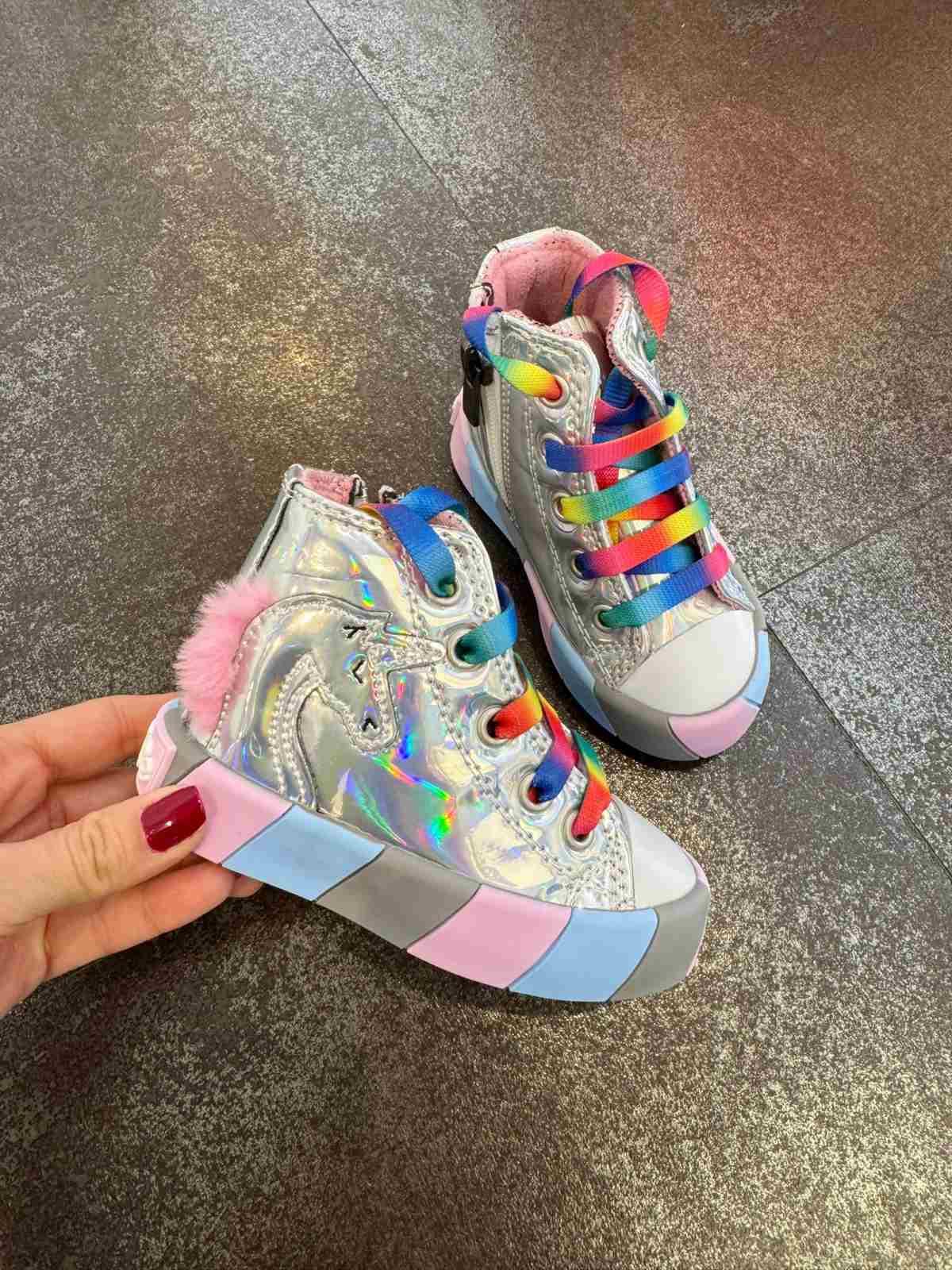 22-32 Numara Kız Çocuk Unicorn Spor Ayakkabı