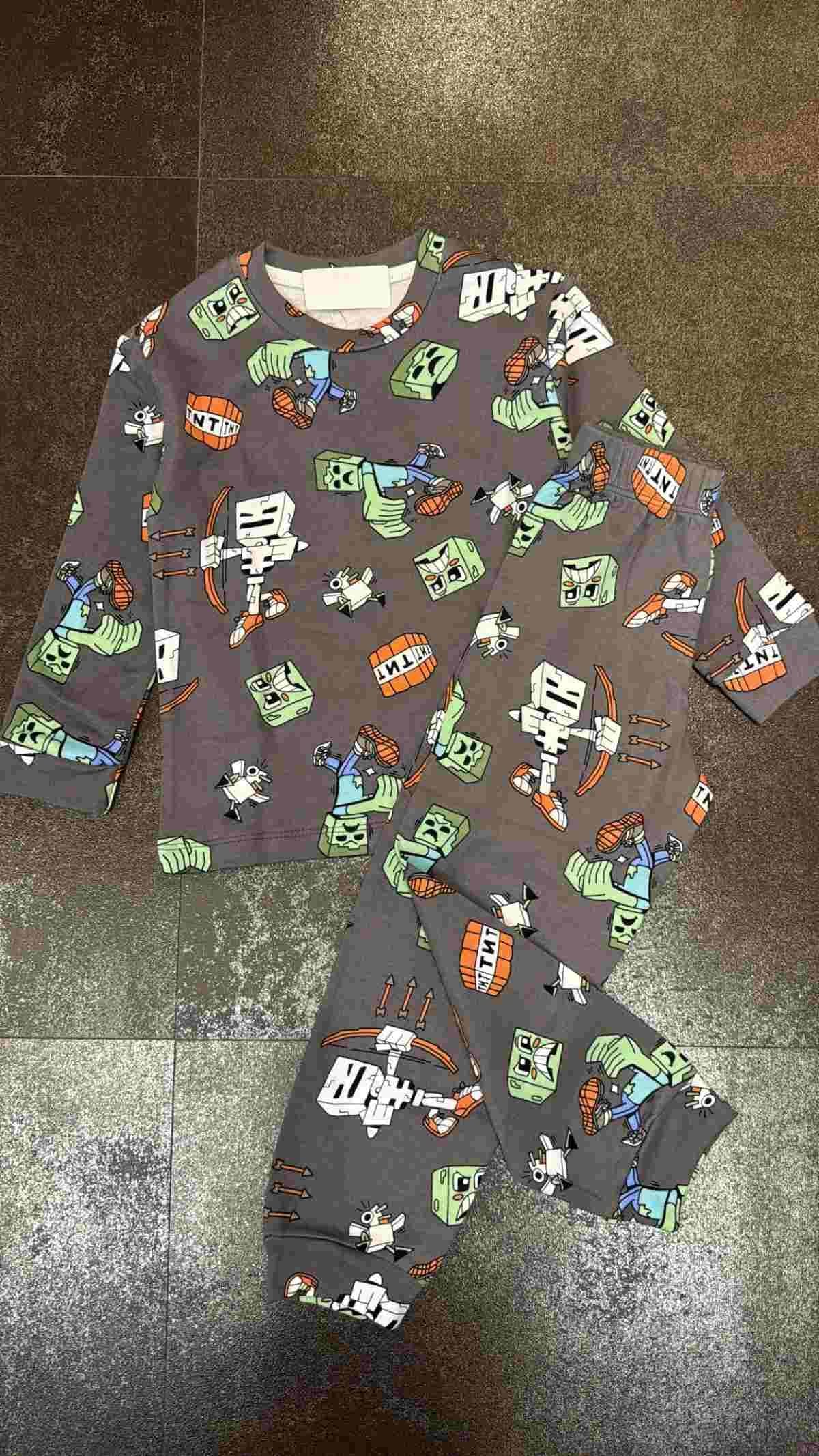 3-8 Yaş Erkek Çocuk Pijama Takım