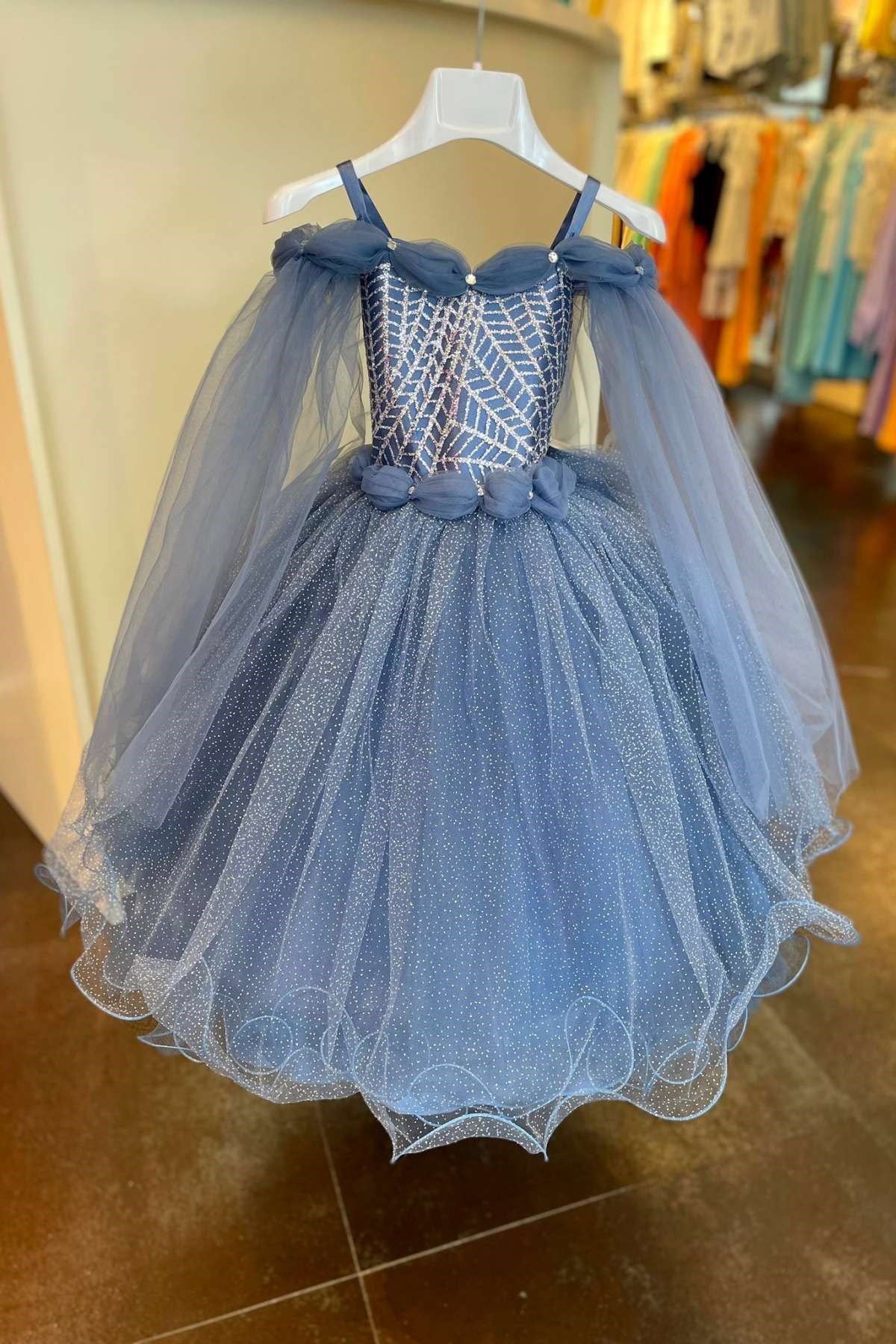 3-9 YAŞ KIZ ÇOCUK ABİYE İNDİGO