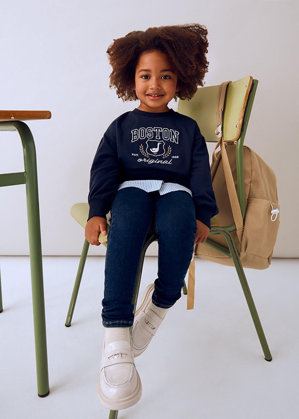 4-10 Yaş Kız Çocuk Basic Denim Pantolon