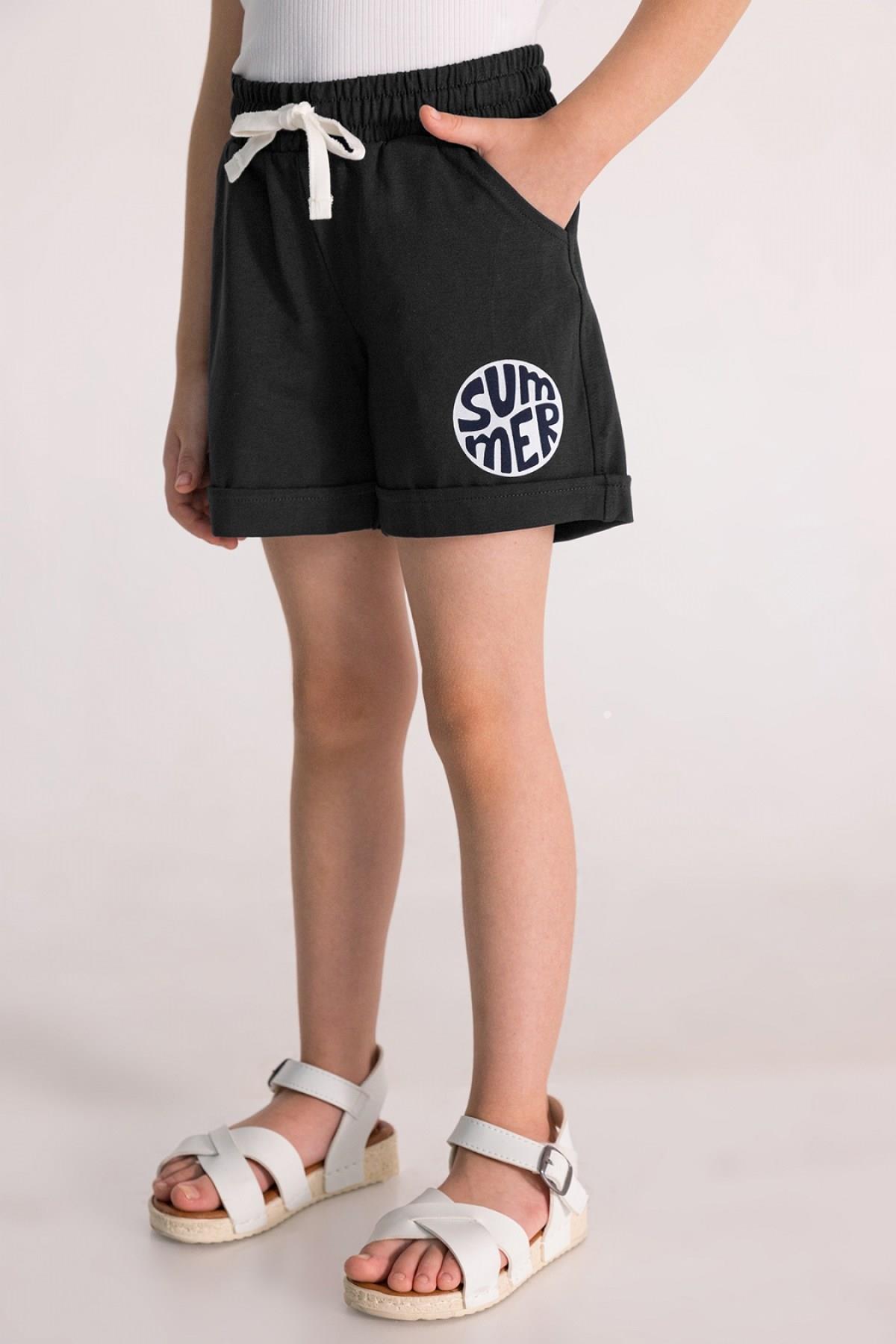 4-9 Yaş Kız Çocuk Basic Şort