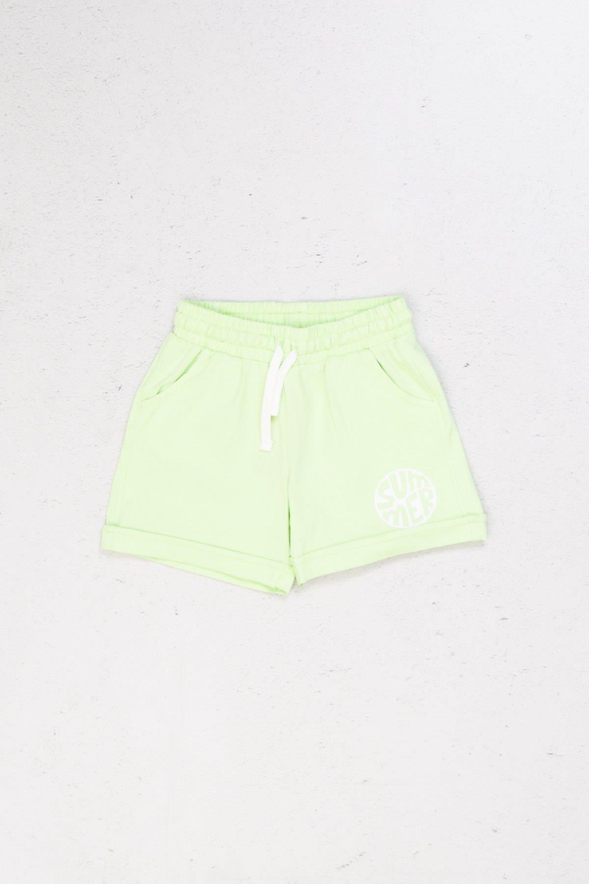 4-9 Yaş Kız Çocuk Basic Şort