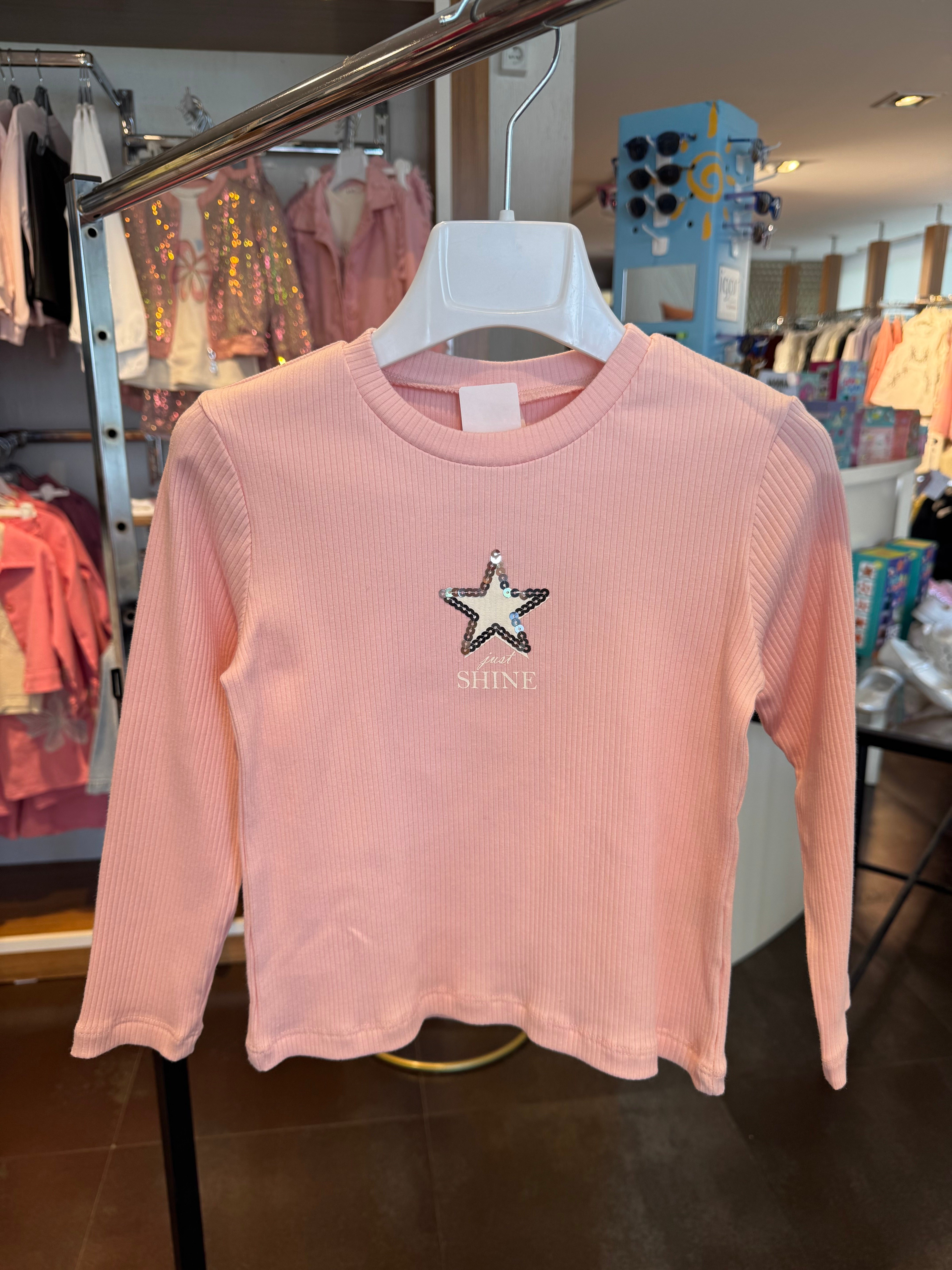 4-9 Yaş Kız Çocuk Yıldızlı Badi