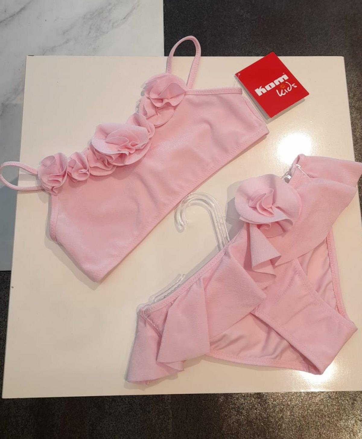 5-12 Yaş Kız Çocuk Beck Bikini Pembe