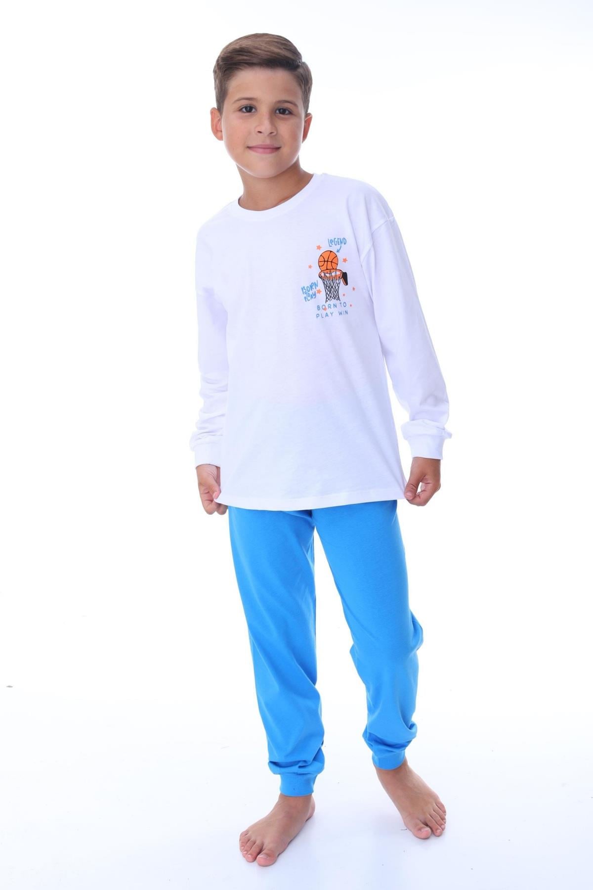 8-13 Yaş Erkek Çocuk Pijama Takımı