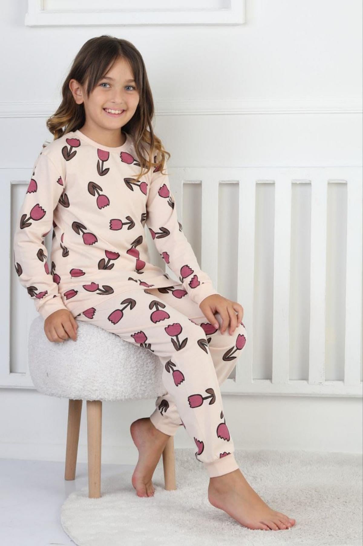 8-13 Yaş Kız Çocuk Pijama Takım