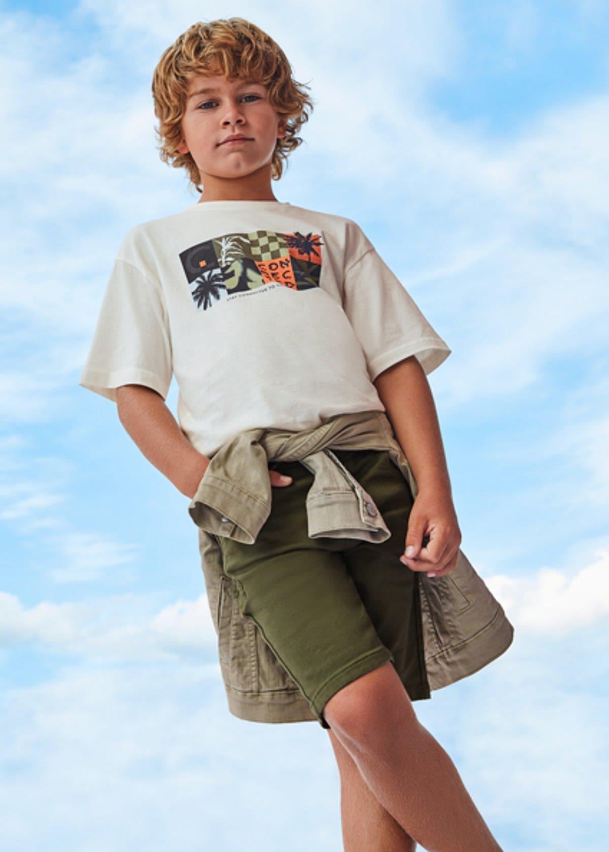 8-14 Yaş Erkek Çocuk Bermuda Şort