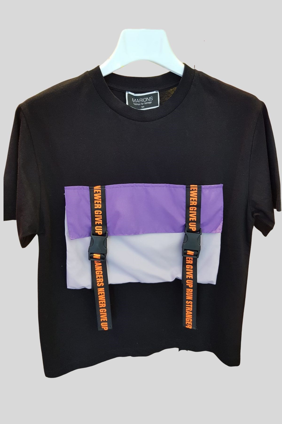8-14 YAŞ ERKEK ÇOCUK T-SHIRT SİYAH