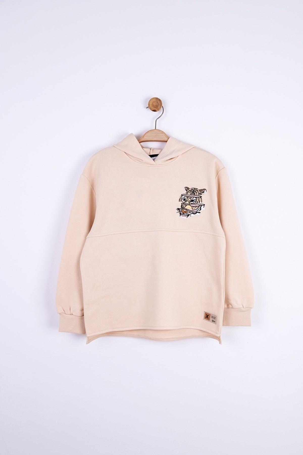 8-14 Yaş Erkek Çocuk Tiger Sweat