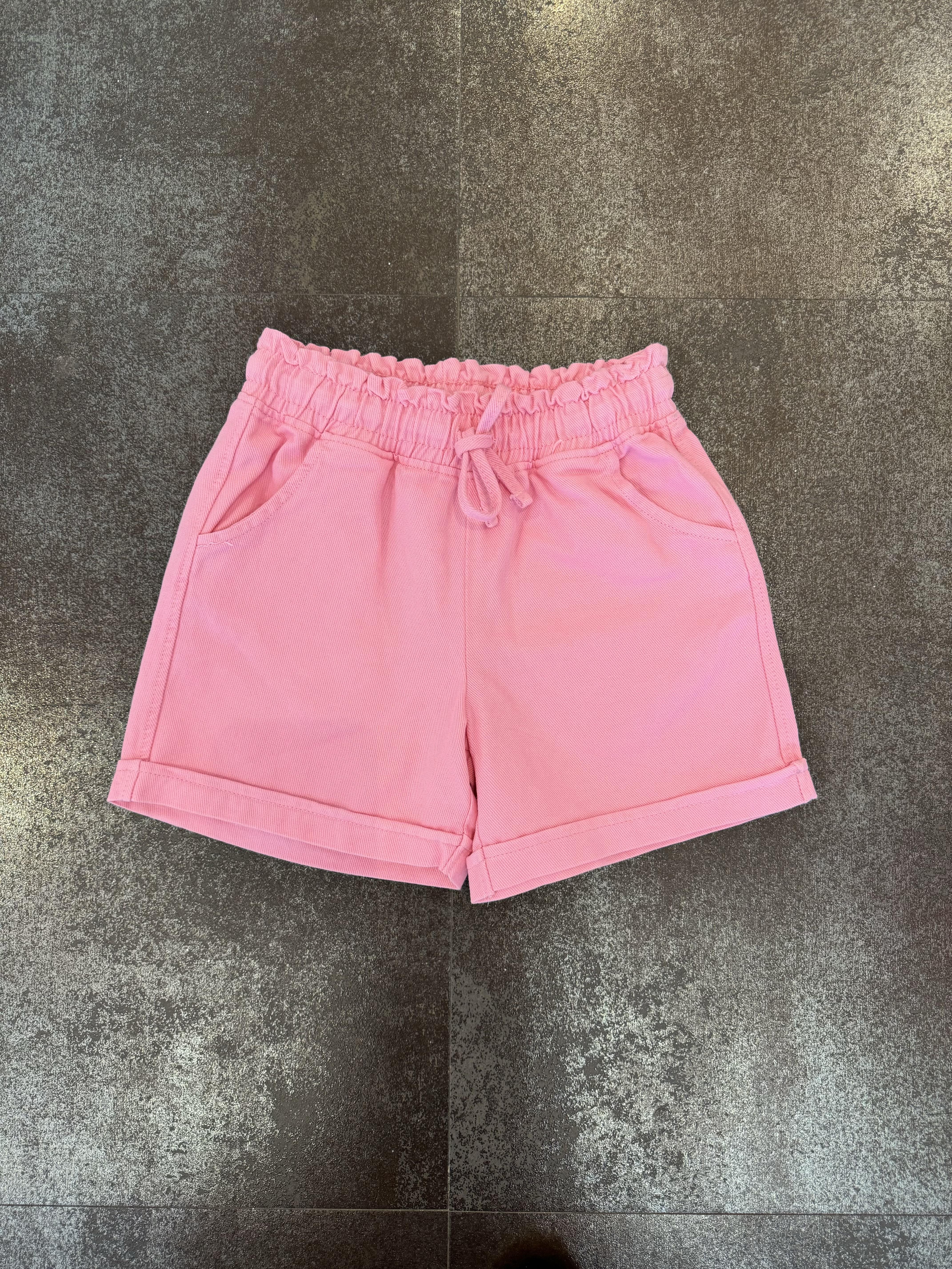 9-14 Yaş Kız Çocuk Gabardin Şort