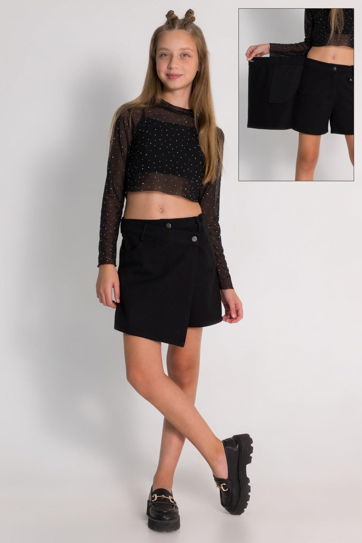 9-14 Yaş Kız Çocuk Şort Etek