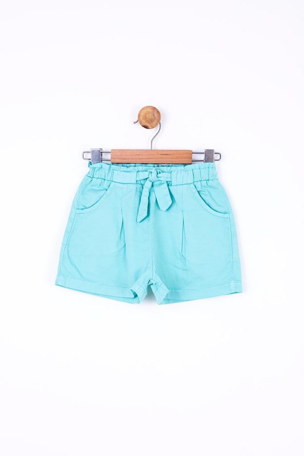 9-36 Ay Kız Bebek Firuze Şort