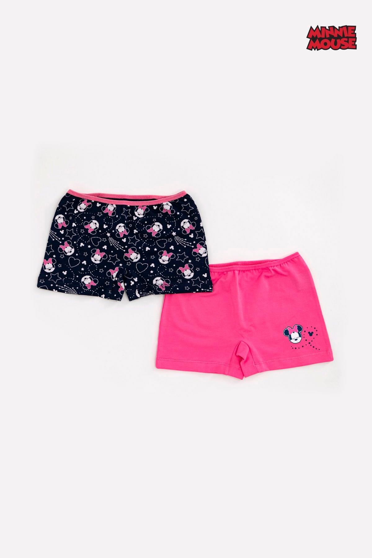 LİSANSLI MINNIE MOUSE KIZ ÇOCUK 2'Lİ BOXER SET