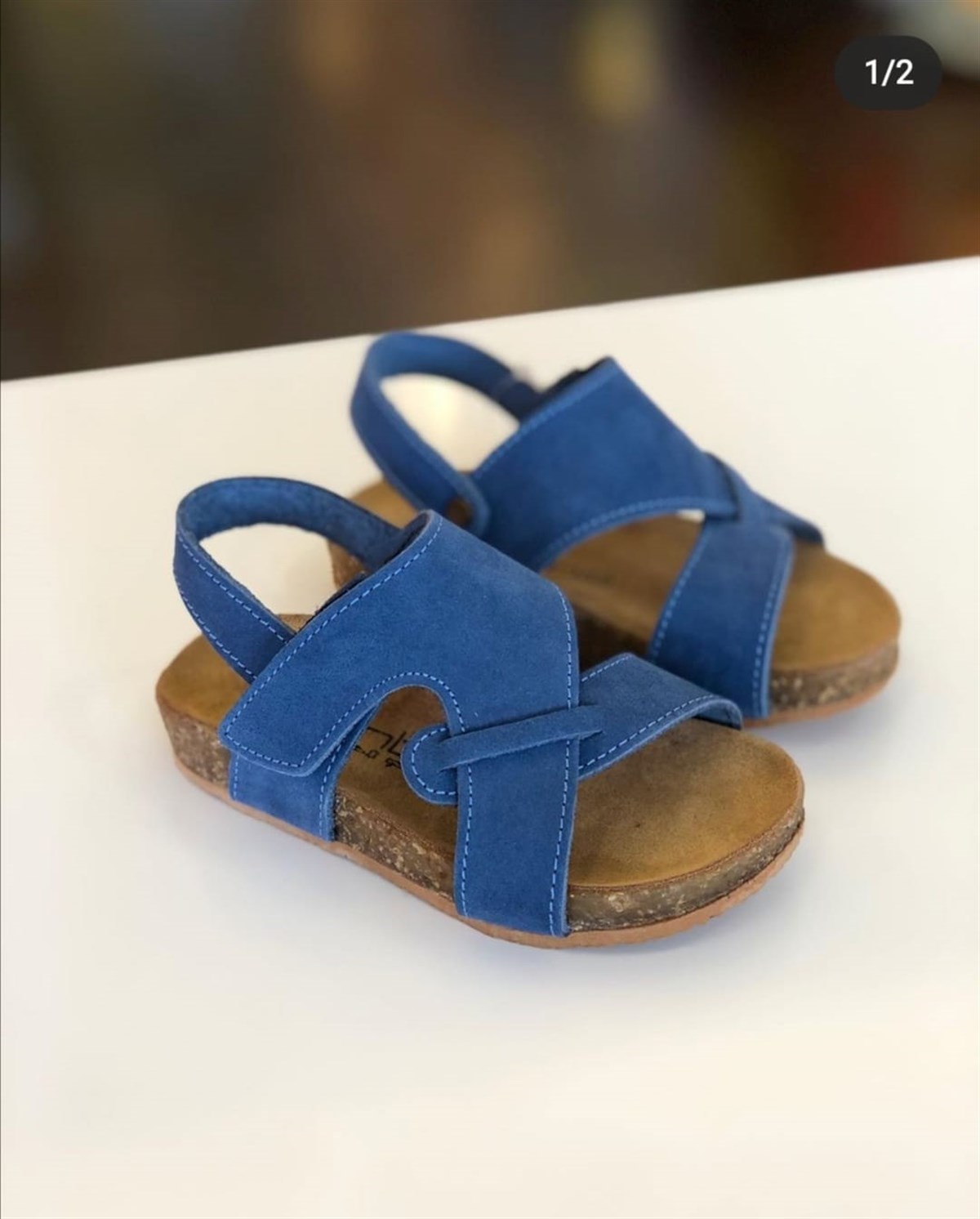 SANDALET MANTAR TABANLI DERİ