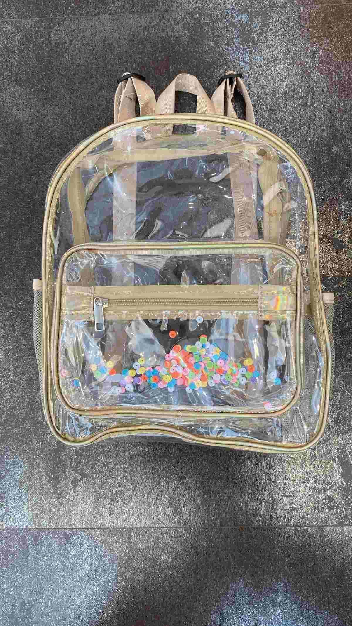 Şeffaf Kız Çocuk Çanta
