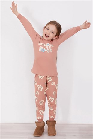 2-8 Yaş Kız Çocuk Pijama Takımı